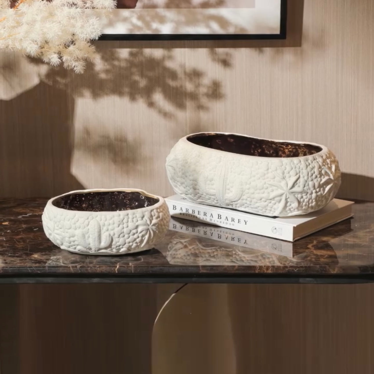 Desert Bloom Set of 2 Bowls