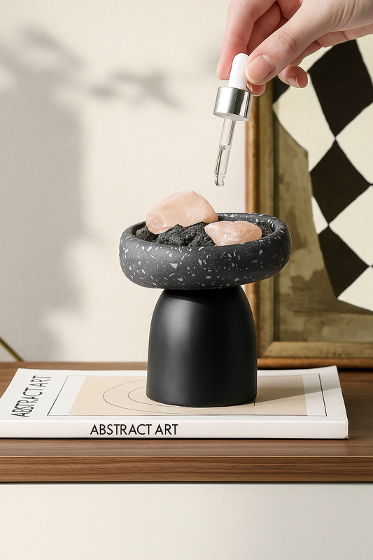 Diffuser with Lava and Salt Rocks