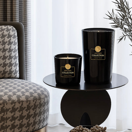 Black Scented Candle Large