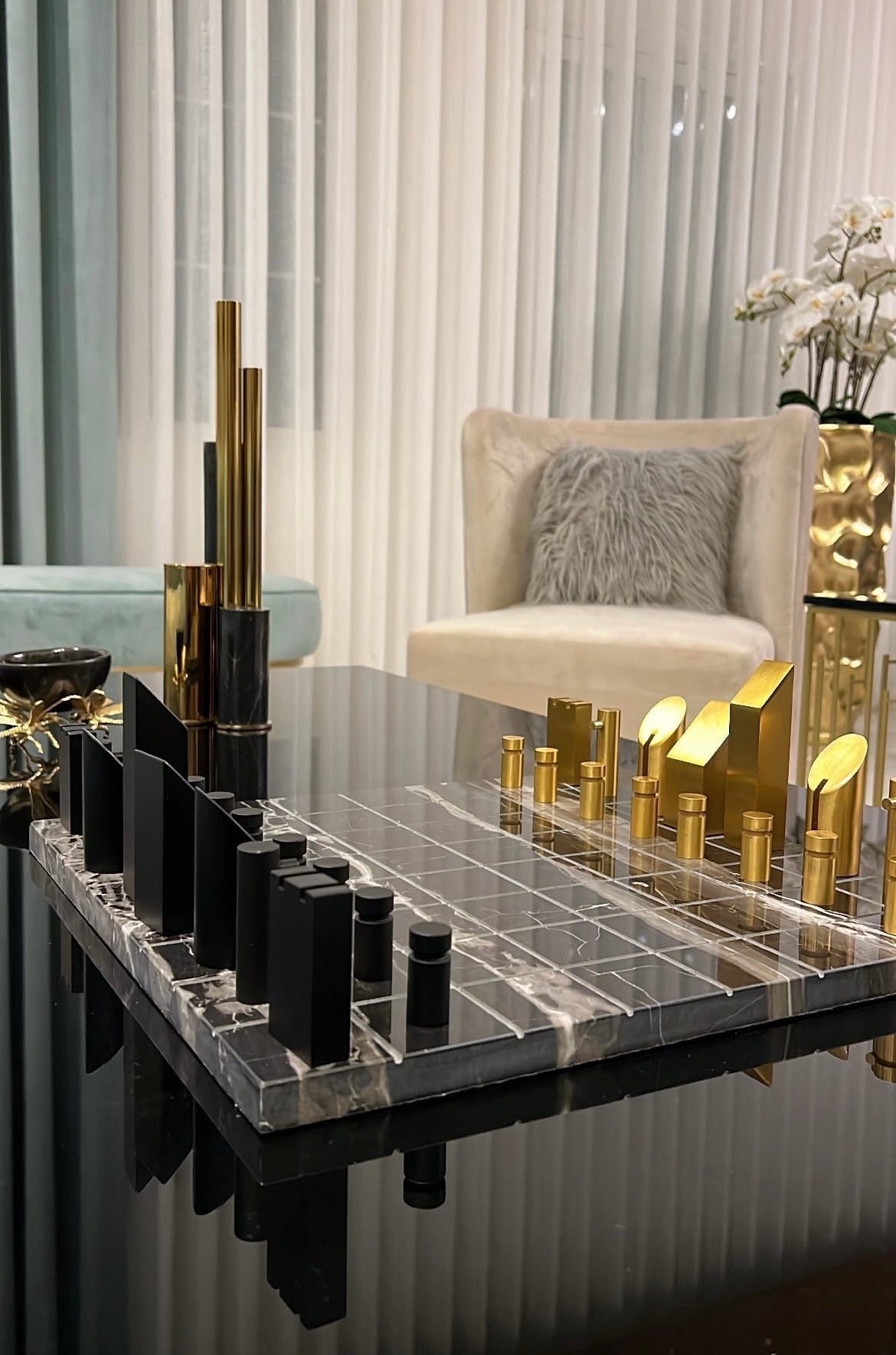 Marble Chess Board