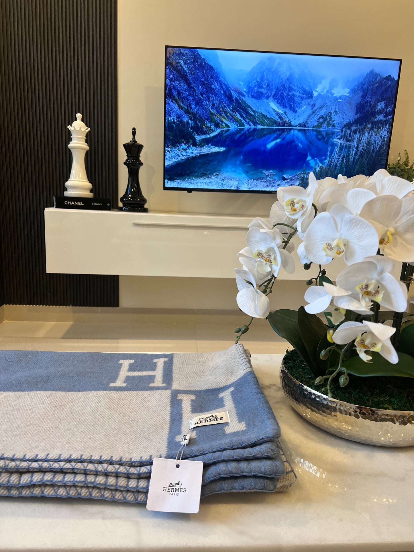 H Blanket Blue