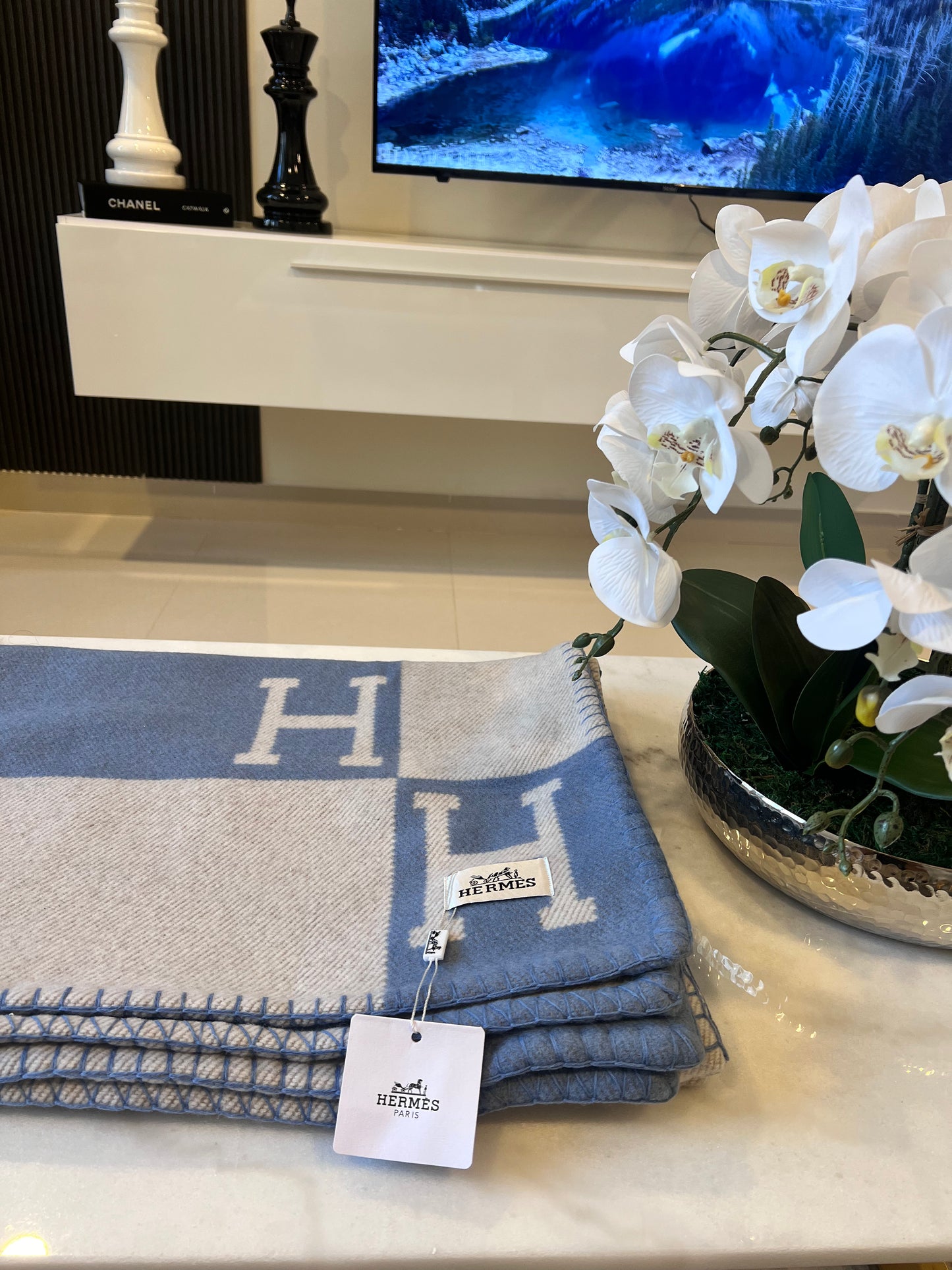 H Blanket Blue