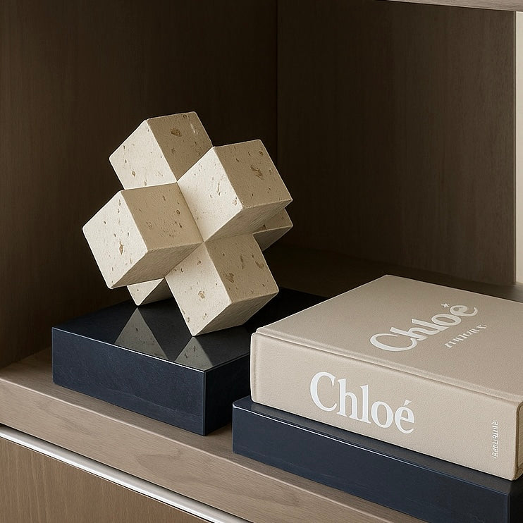 Wooden Geometric Accessory