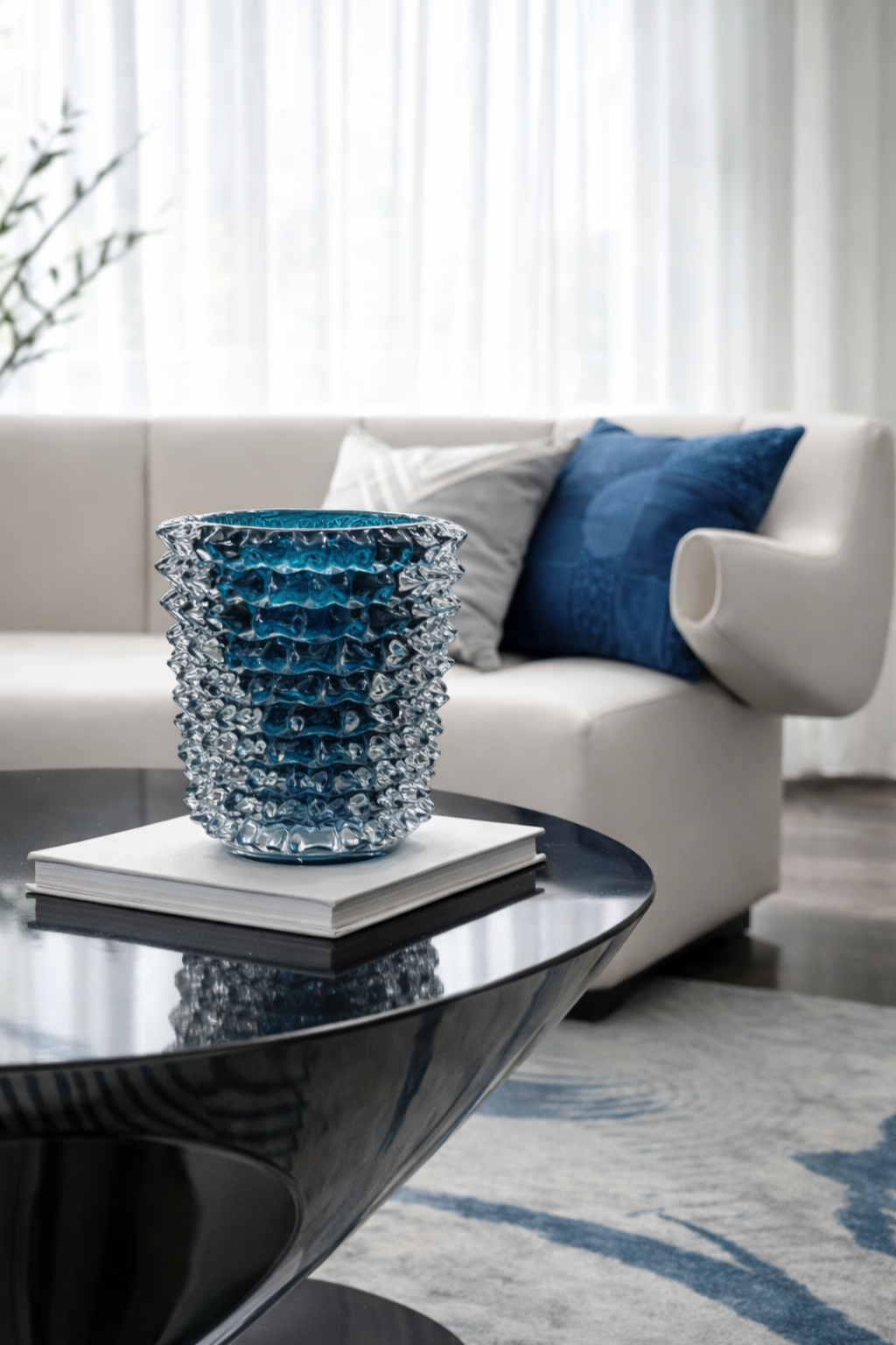 Blue Ruby Vase