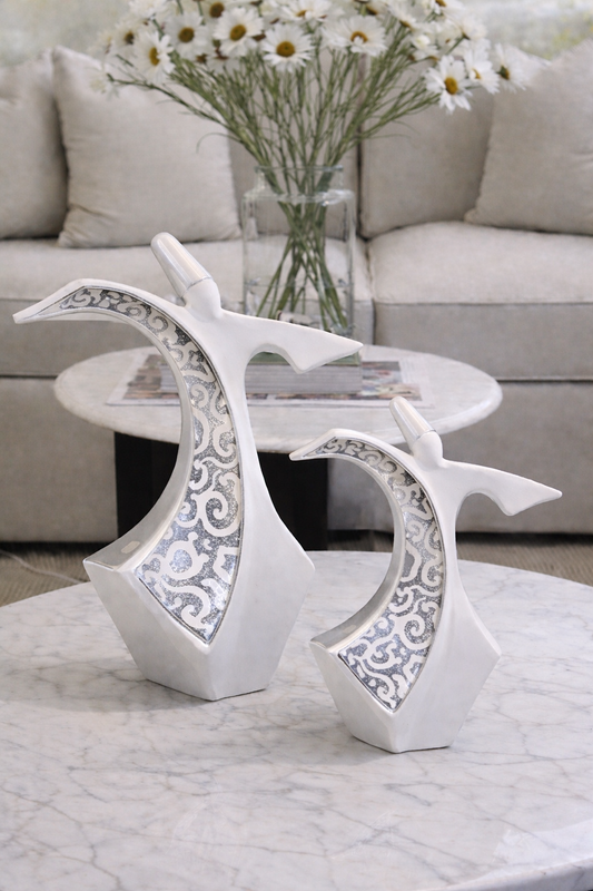 Decorative Abstract Sculptures – Set of 2