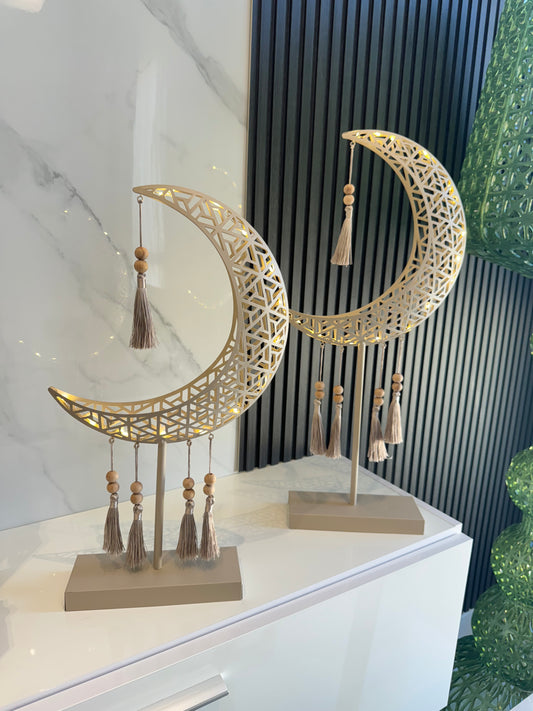 Crescent Stand With LED Light Size Large