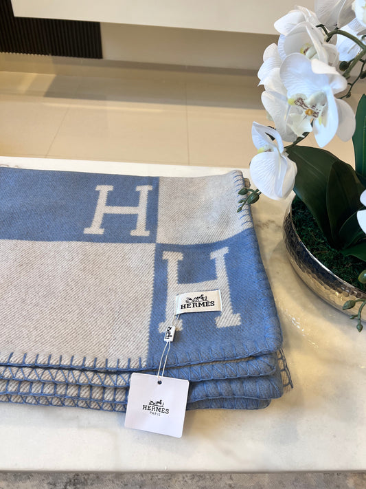 H Blanket Blue